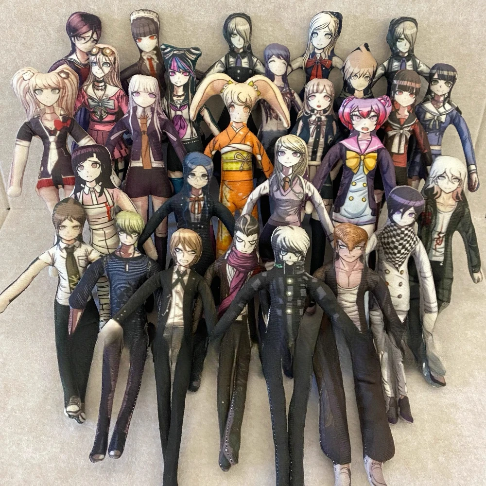23cm Game Kazuichi Souda Kokichi Oma Mikan Tsumiki Nagito Komaeda Plush Doll Anime Soft Figure Stuffed Cosplay Toy for Gift