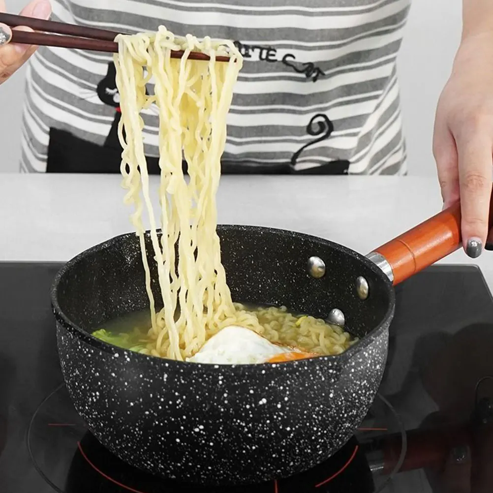 Medical Stone Small Milk Pot Induction Wrought Iron Non Complementary Food Pan