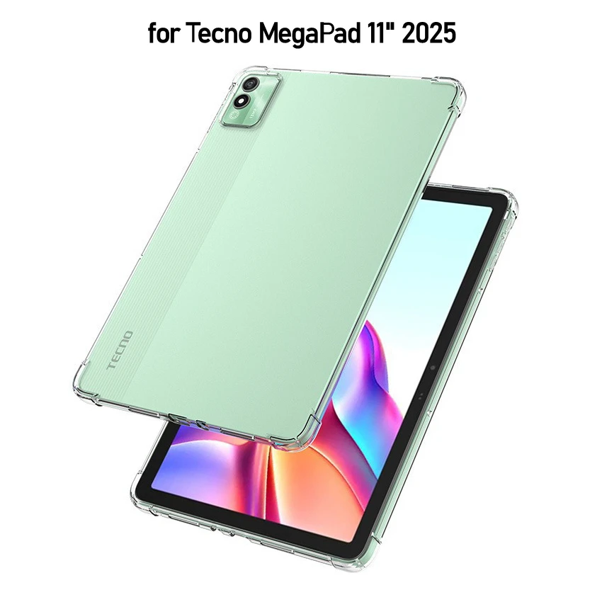 Clear Shockproof Case For Tecno MegaPad 11