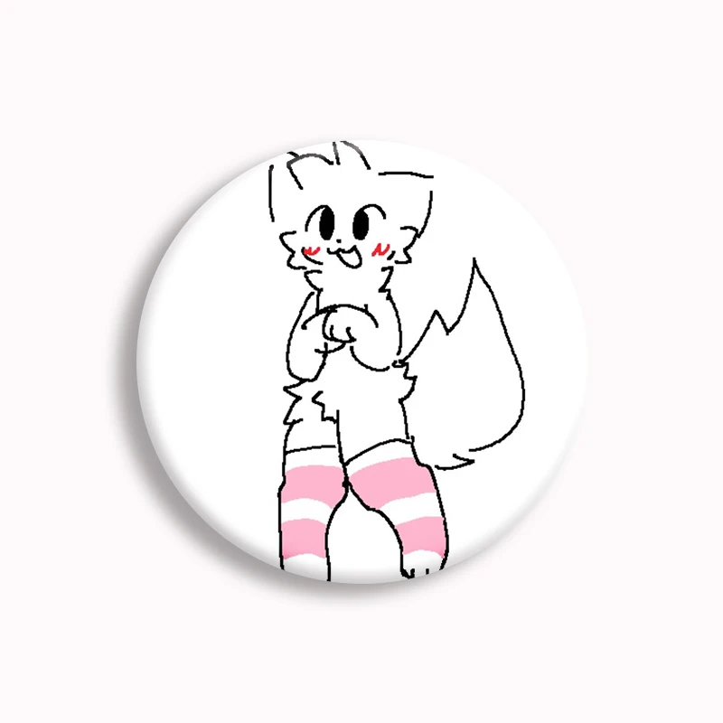 Boykisser Silly Cat Meme Soft Button Pin Autism Cats Meme Can I Kiss You Funny Brooch Badge Kawaii Bag Decor Friends Gifts