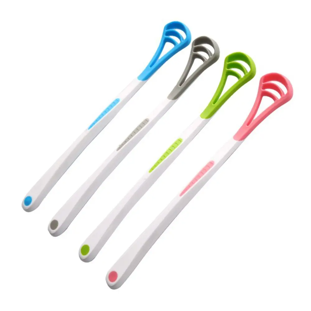 High Quality Oral End Care Remove Bad Breath Oral Cleaning Tongue Scraper Tongue Brush Tongue Cleaner Toothbrush