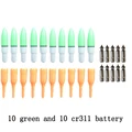 green and battery