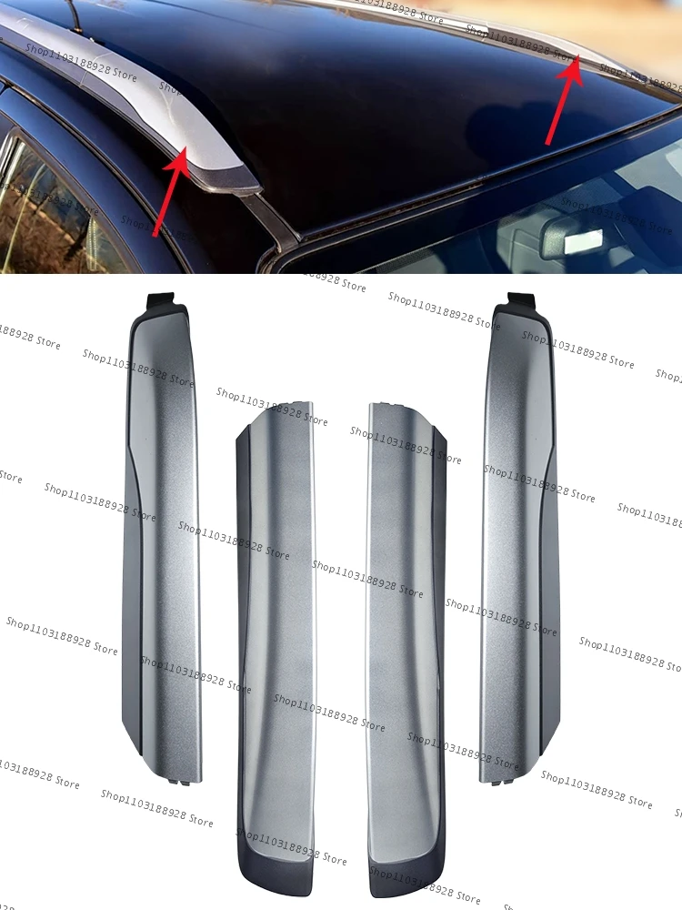 For Isuzu MUX Mu-X Roof Rack Cover Roof Rail End Cover Panel Cap Foot Cover