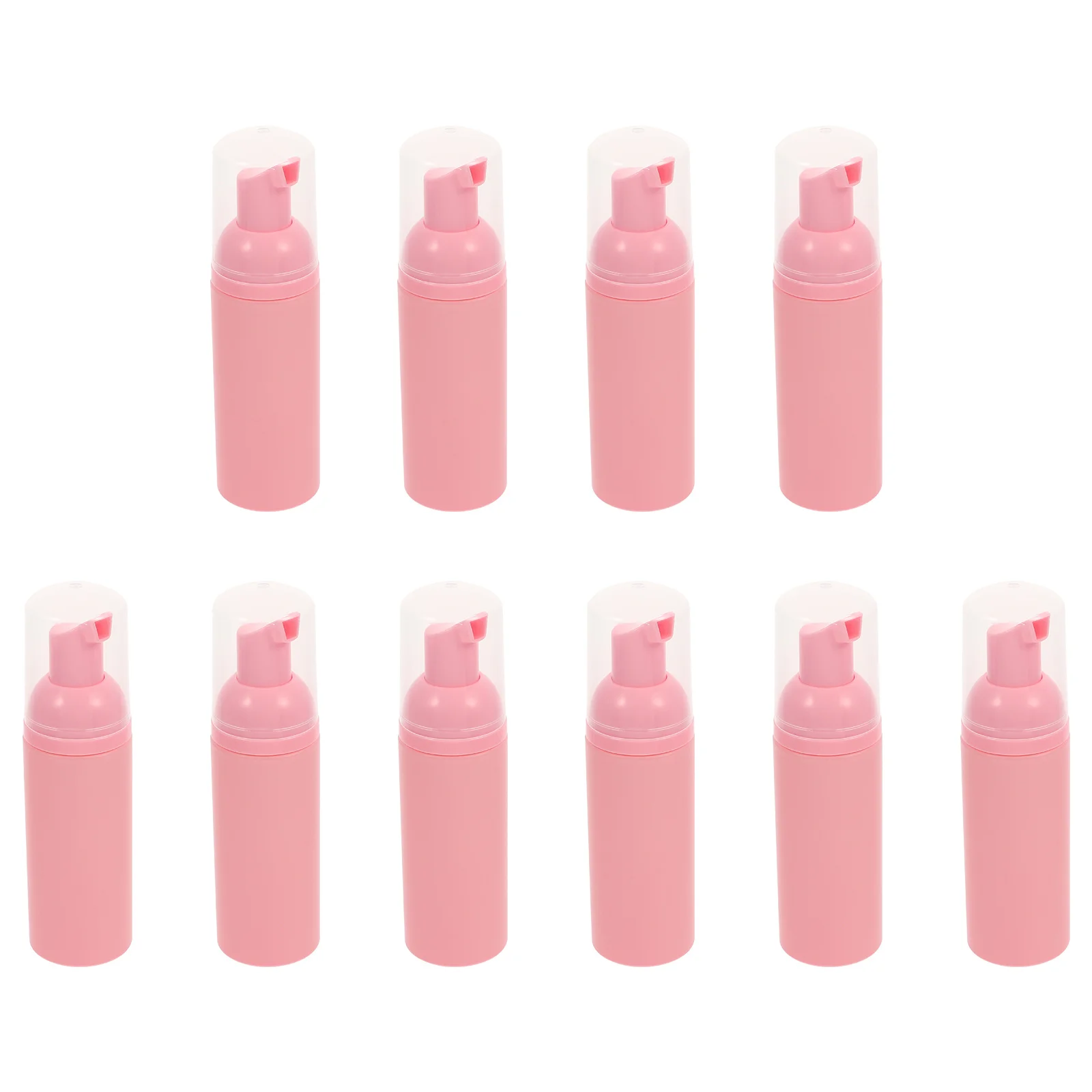 Dispensador de garrafa de bomba de espuma, recipientes de shampoo recarregáveis, design fácil de imprensa, garrafa de bomba de espuma, dispensadores de sabão de espuma com 10 peças