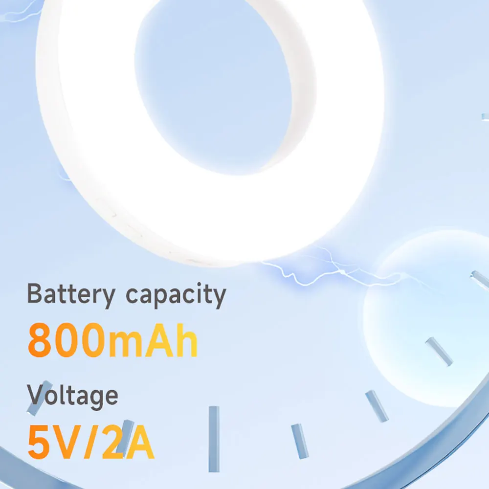 Mini Ring Fill LED Light Pocket Video Photography Lighting Pocket Live Vlog Clip for Phone iPhone iPad Laptop Camera