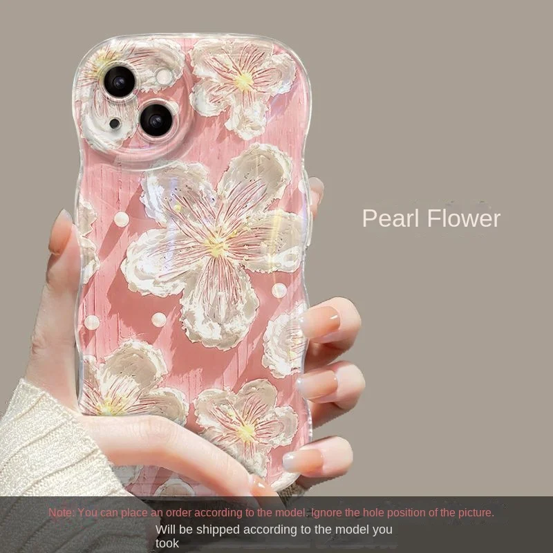 

Картина маслом, цветок, фотоэлемент для iPhone13. 12,13 Pro.14Promax Series 7 8Pius