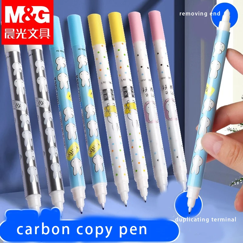 

Стираемый элиминатор перьевой ручки M&G, ручка-дубликатор, ручка-дубликатор из нержавеющей стали, универсальный синий