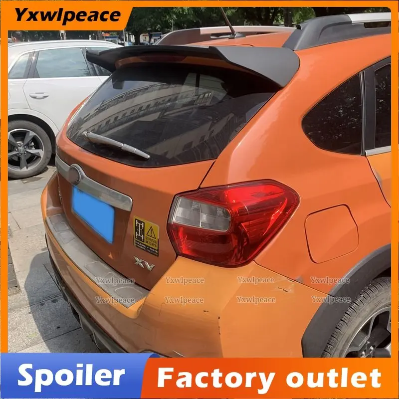 

For Subaru XV 2012 2013 2014 2015 2016 2017 High Quality Carbon Fiber Rear Roof Spoiler Trunk Lip Wing Car Accessories
