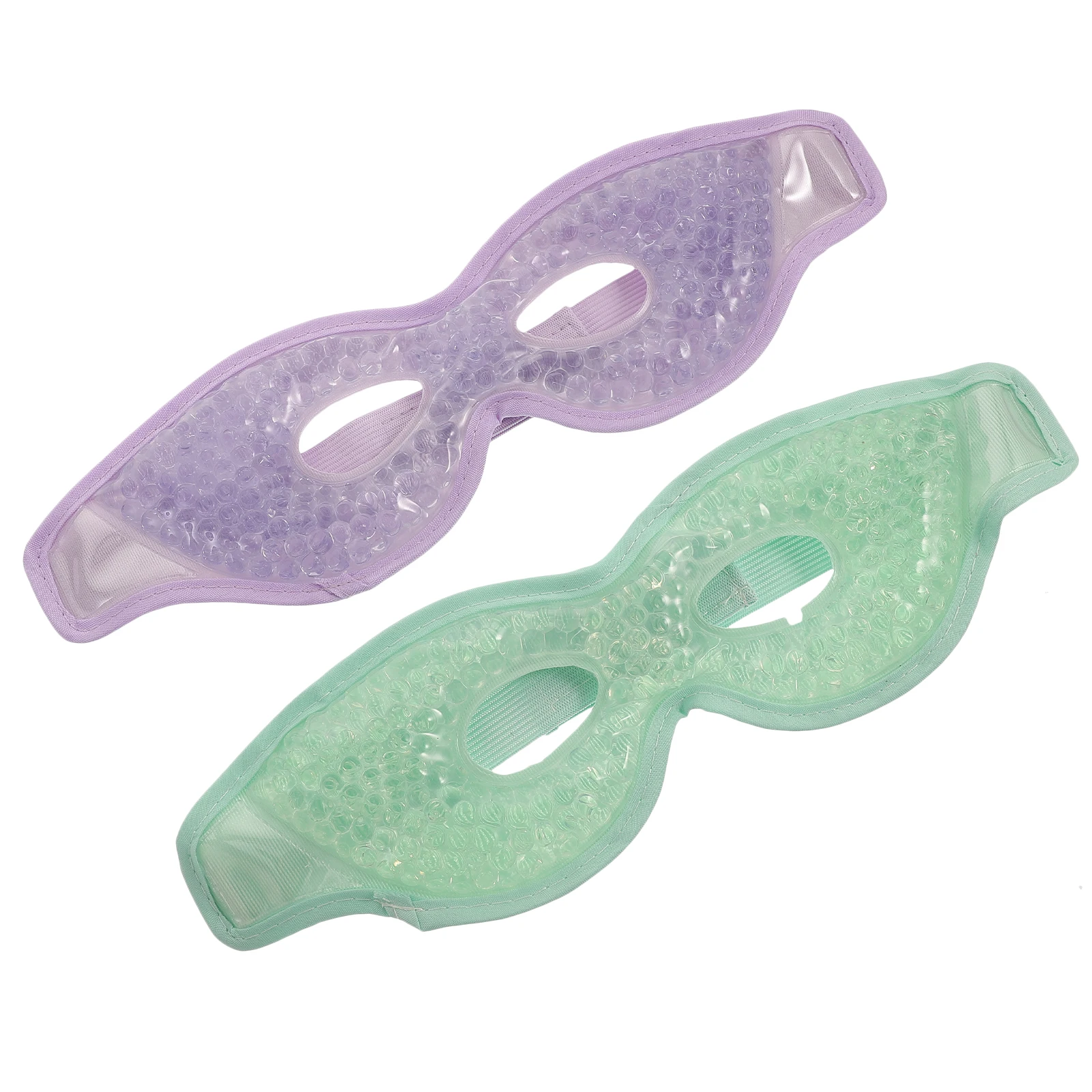 

2 Pcs Sleep Masks Reusable under Eye Patches for Glasses Sleeping Pad Gel Plastic Ice Cooling Adults Cover