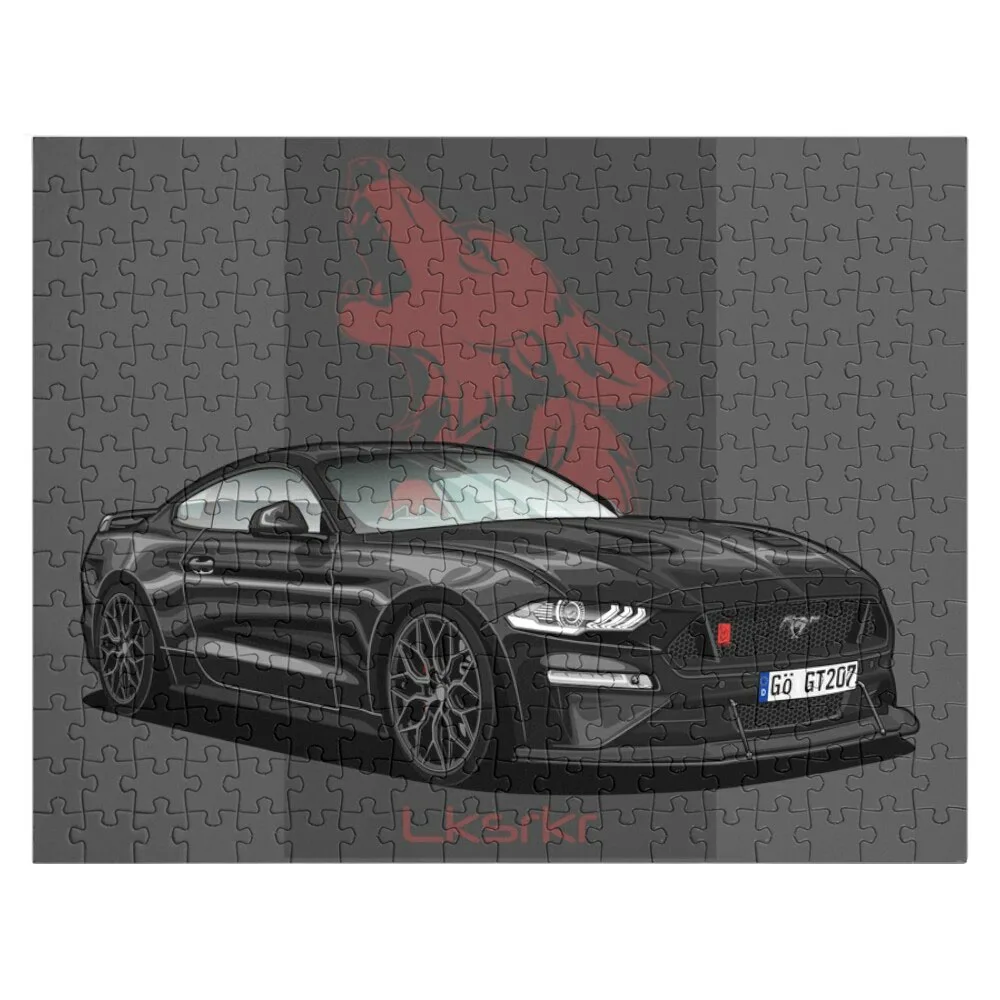 

Ford Mustang artwork Jigsaw Puzzle Toddler Toys Diorama Accessories Iq Puzzle