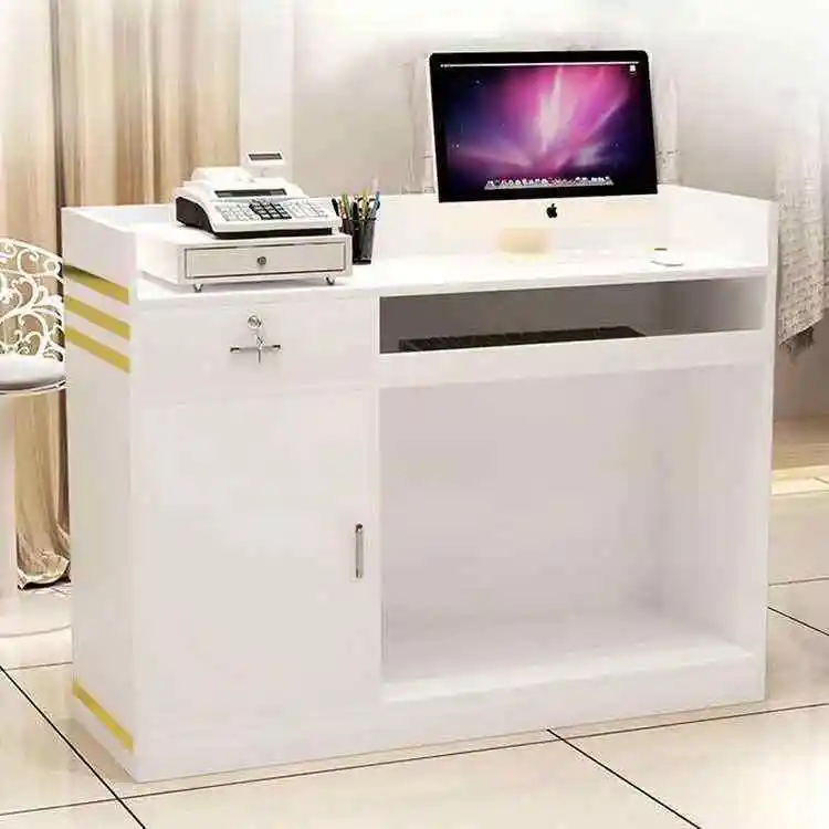 Clothing Store Front Desk, Supermarket Cash Register, Minimally Modern Small Cash Register, Restaurant bar Counter, Counter