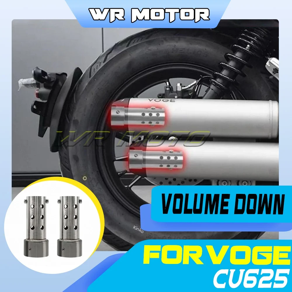 Adjustable muffler/exhaust muffler for motorcycles, suitable for VOGE CU625 cruisers.