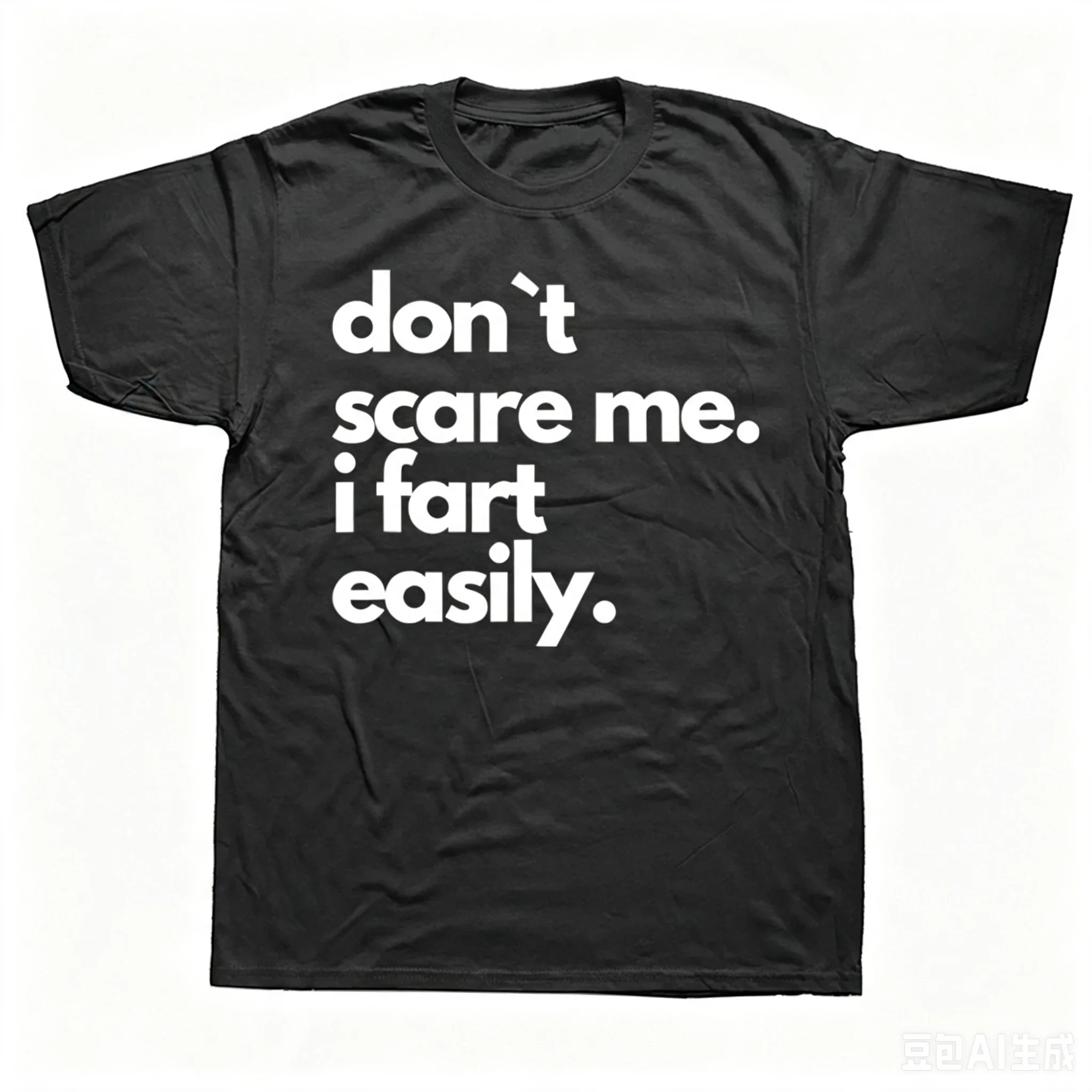 2026 Summer Funny Don`t Scare Me I Fart Easily T Shirts Graphic Streetwear Short Sleeve Birthday Gifts T-shirt Mens Clothing Y2k