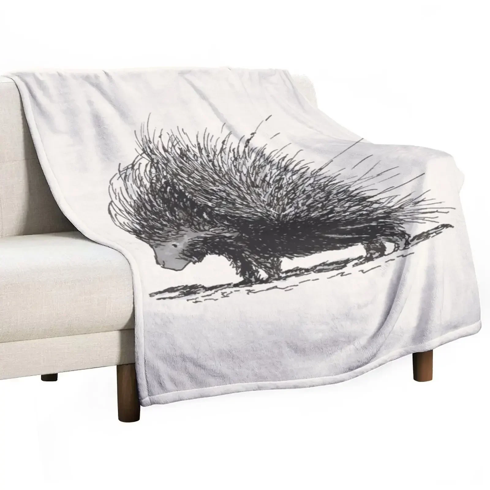 

Porcupine Throw Blanket Soft Giant Sofa Plaid Blankets