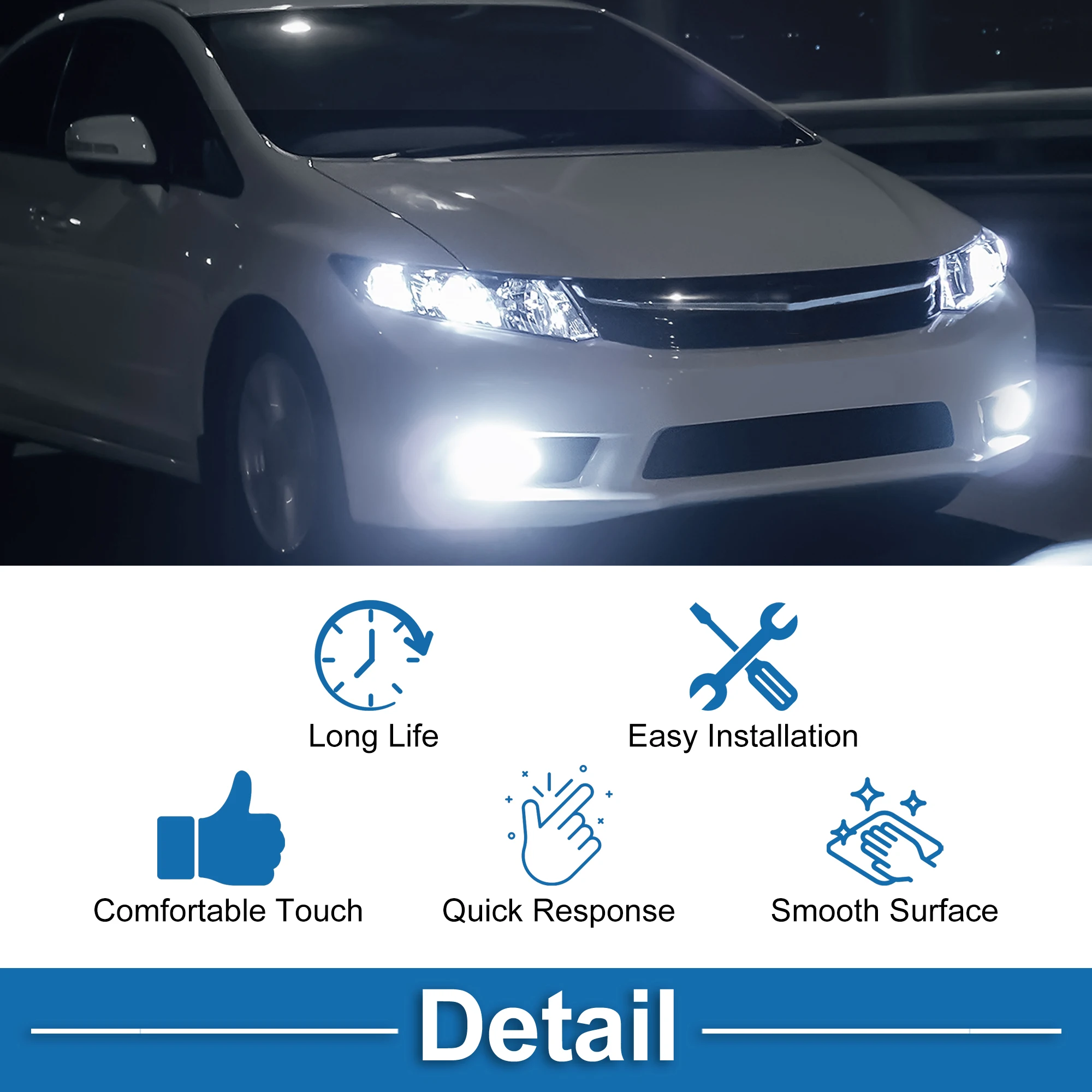 UXCELL No.92218815/1S11476/HLS1609/D1543J Interruttore fari per Chevrolet Camaro 10-15