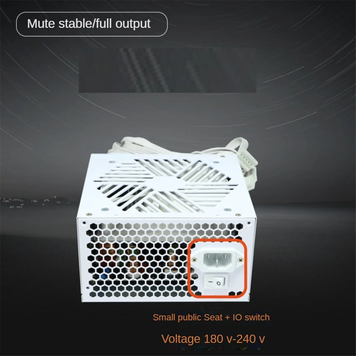 A48R-600W PC PSU Power Supply Gaming Source ATX Desktop Computer Power Supply for BTC Gaming Computer PSU EU Plug