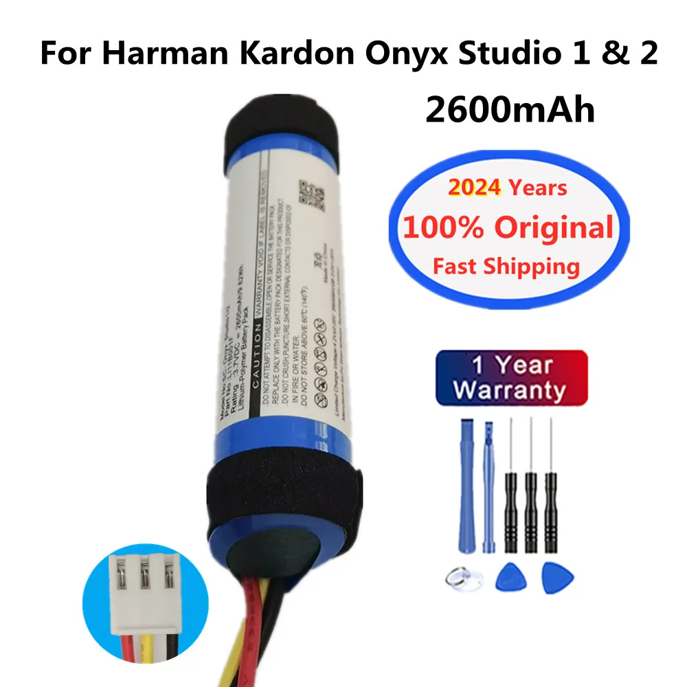 LI11B001F oryginalna bateria głośnikowa do Harman Kardon Onyx Studio 1 2 edycja specjalna Bluetooth Audio wymienna bateria 2600 mAh