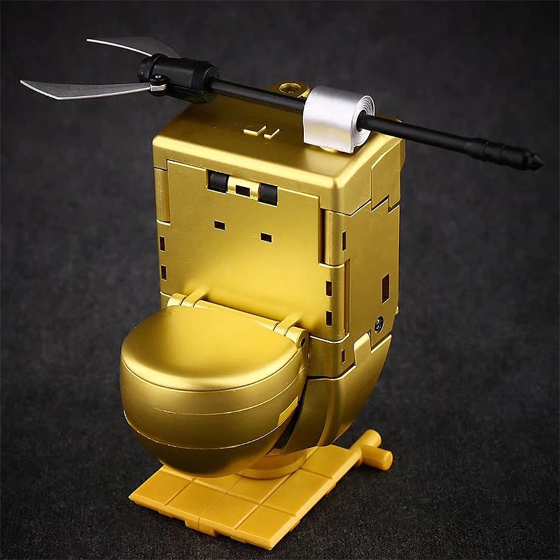 

Игрушка-трансформер Diamond toywolf Toy Wolf W-02 Water Army Head Писсуар Модель общего унитаза