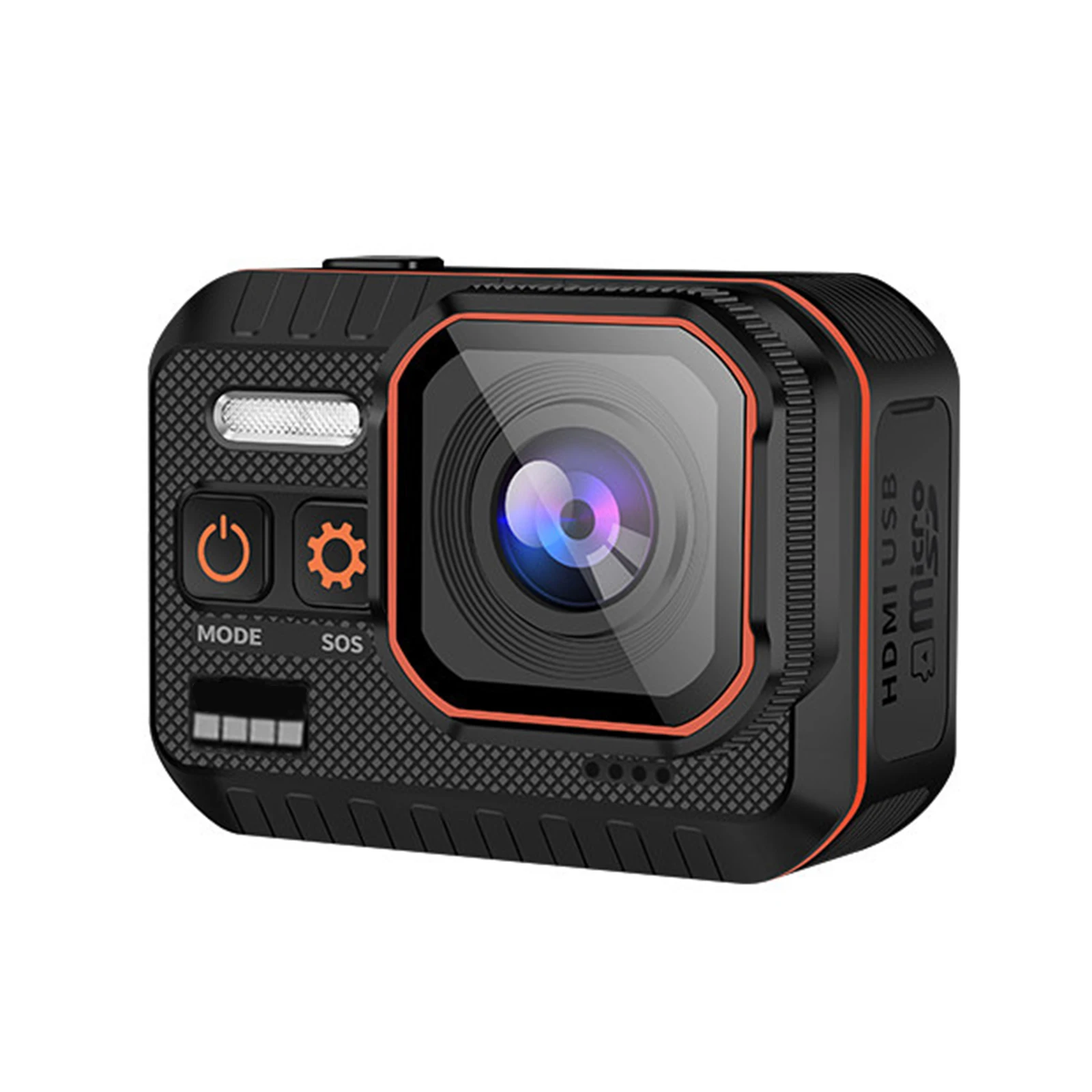 

Motorcycle Car Recorder 4K Sports Camera Outdoor IP68 Waterproof Camera Dash Cam HD Car DVR 2.0-inch IPS HD screen 128GB Night V