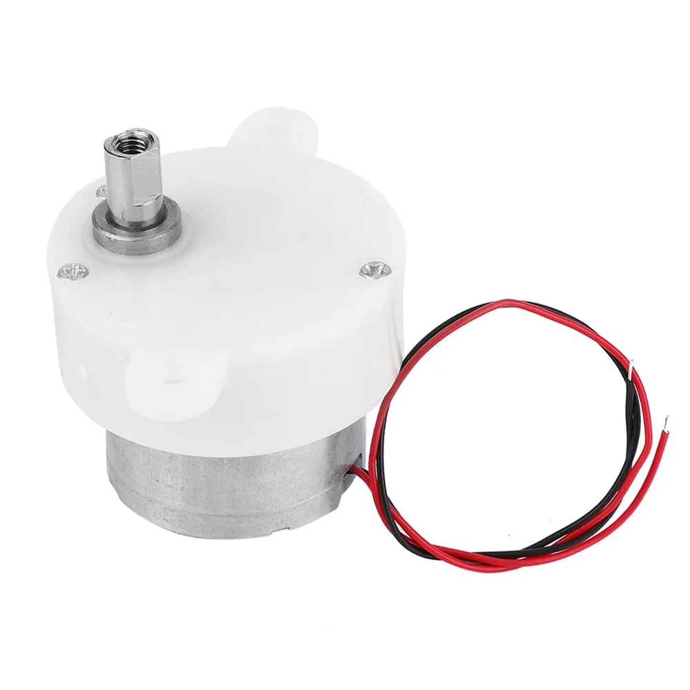 1pcs/3pcs DC 6V Speed Reduction Motor Low Consumption Plastic Geared Micro Gear Motor High Torsion 5RPM High Torque Motor