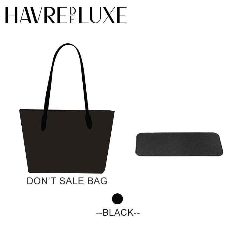 HAVREDELUXE-Bolsa Base Shaper para Coach Tote Bag, fundo preto Pad, Inserir Armazenamento, Forro Saco, Bolsa Organizador, City30