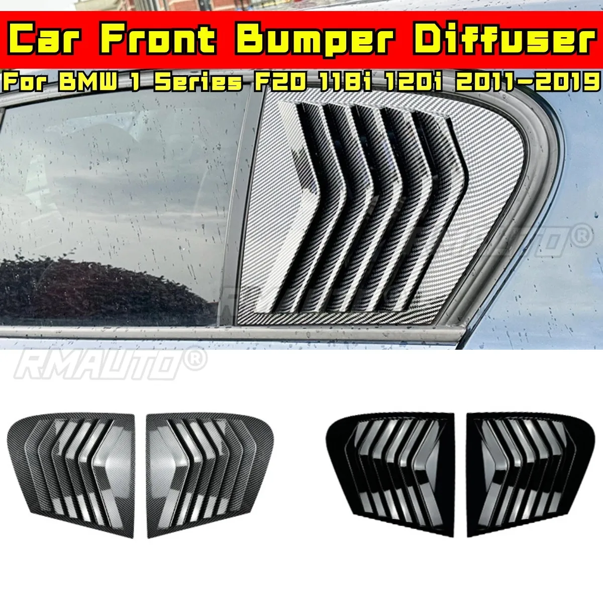 For BMW 1 Series F20 118i 120i Body Kit Rear Quarter Panel Window for BMW 1 Series F20 118i 120i 2011-2019 Car Accessories