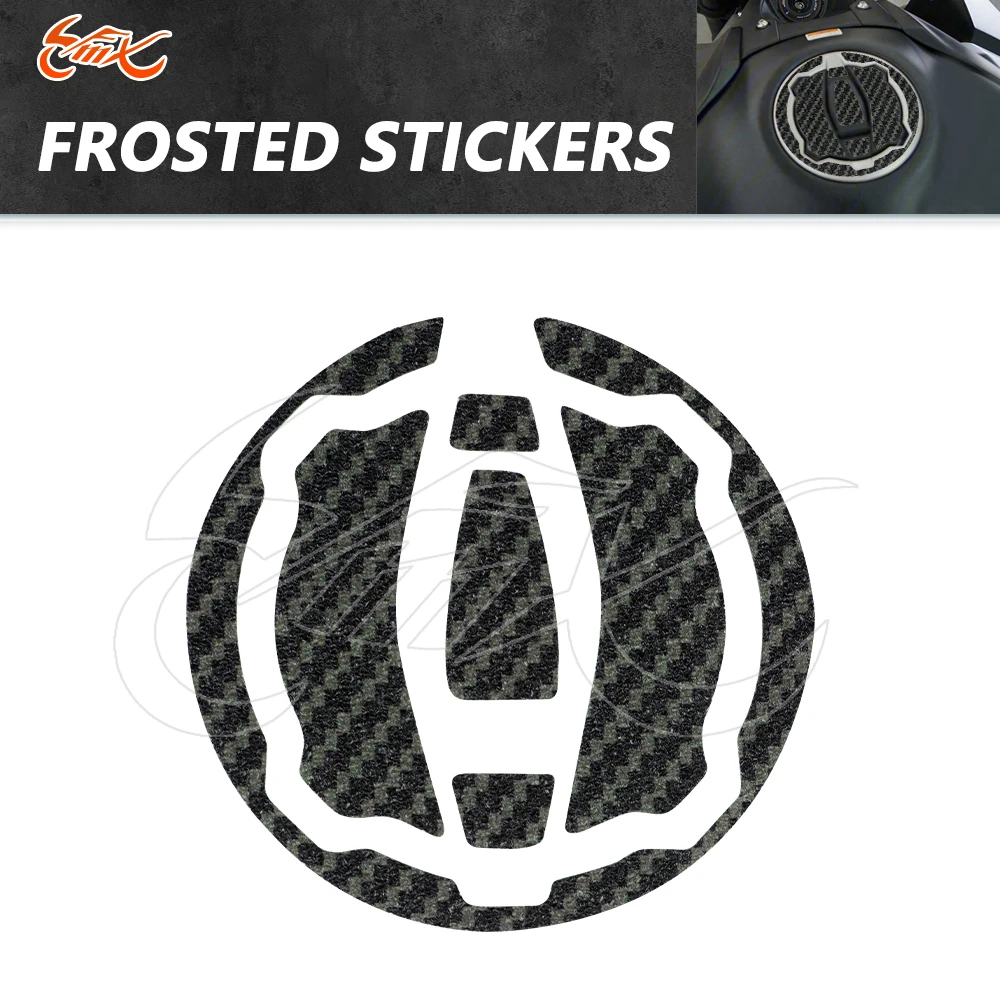 

Frosted Motorcycle Gas Fuel Tank Cap Protector Sticker Fit for Ninja 400 650 17-24 NINJA500 Z500 2024 Z650 Z900 Versys-X 300