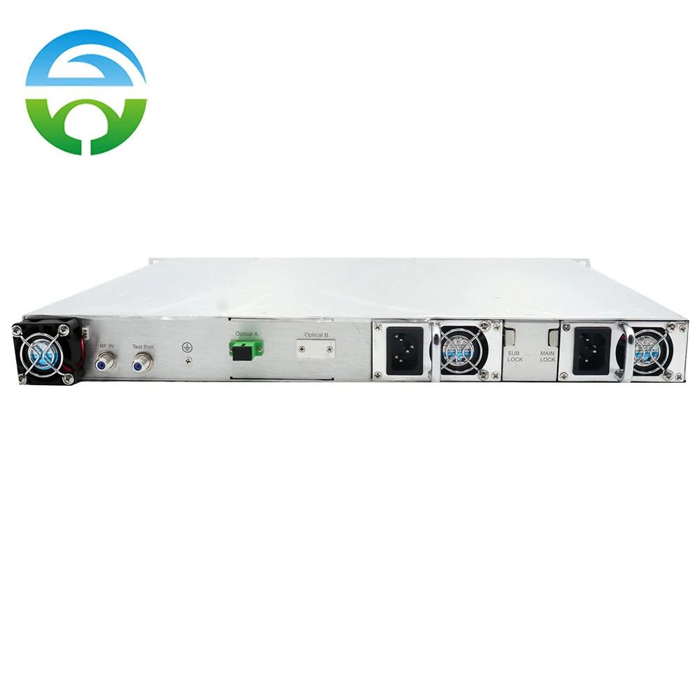 

CATV Optical External Modulation Transmitter, SC/APC Fiber Port, 2x5dBm, 1550nm