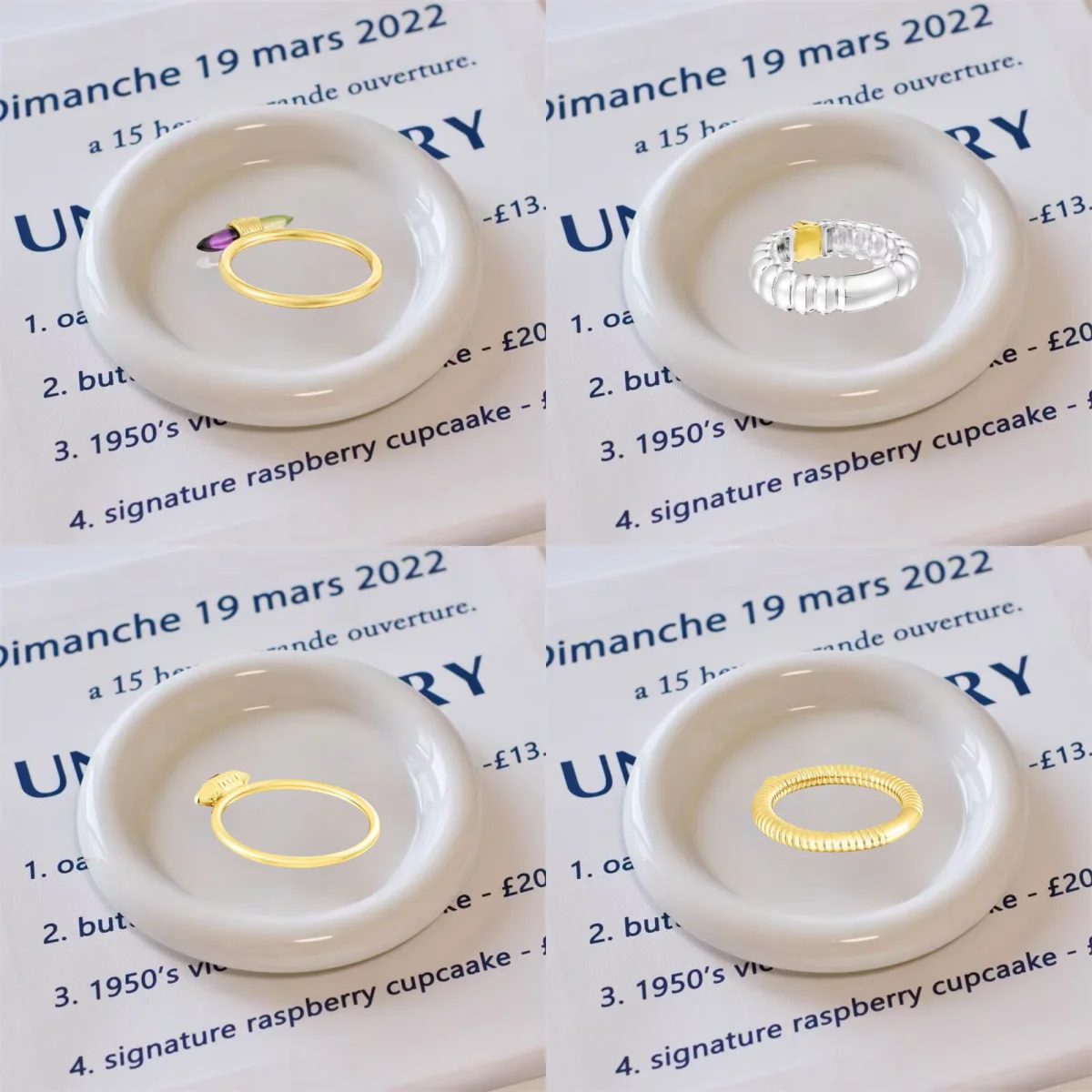 

High-quality Spain Original Brand Multifunctional Ring Exquisite Women's Motorcycle Christmas Romantic Party Gift