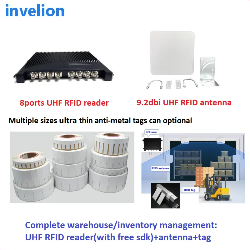 Imagem -03 - Etiqueta Impermeável da Etiqueta do Anti-metal da Frequência Ultraelevada Rfid da Longa Distância 012 Medidores Etiquetas Flexíveis Ultra Finas do Metal de Uhfrfid Epc 96 Bocados