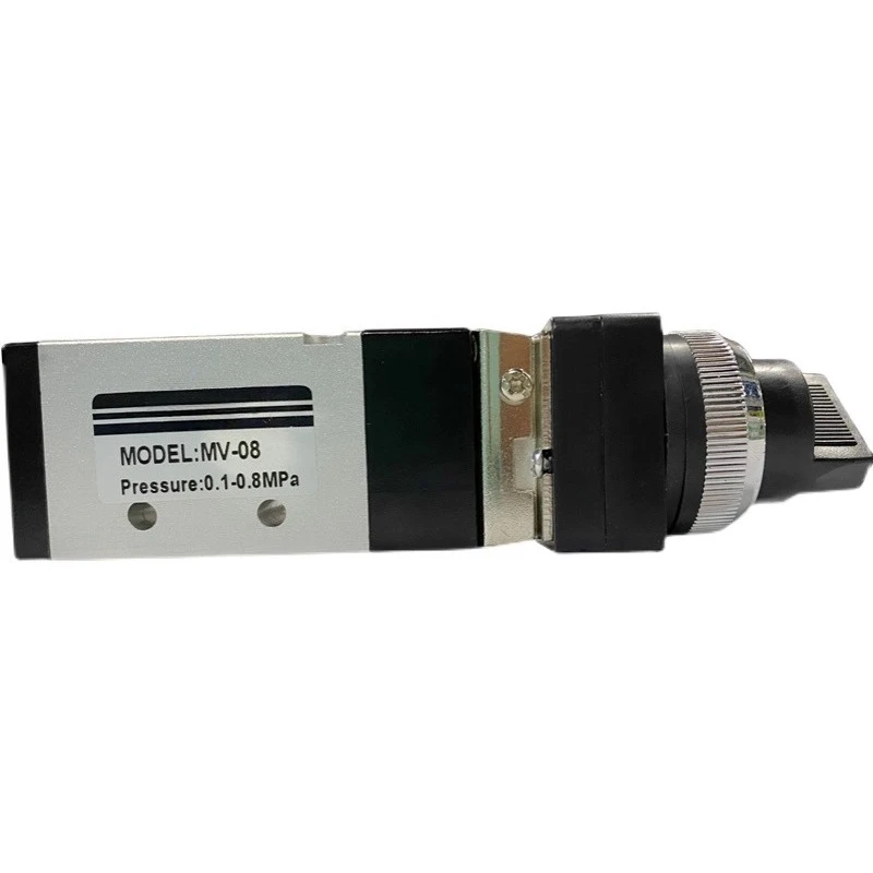 

knob switch pneumatic mechanical valve MV-08 manual two-position five-way control valve cylinder new original