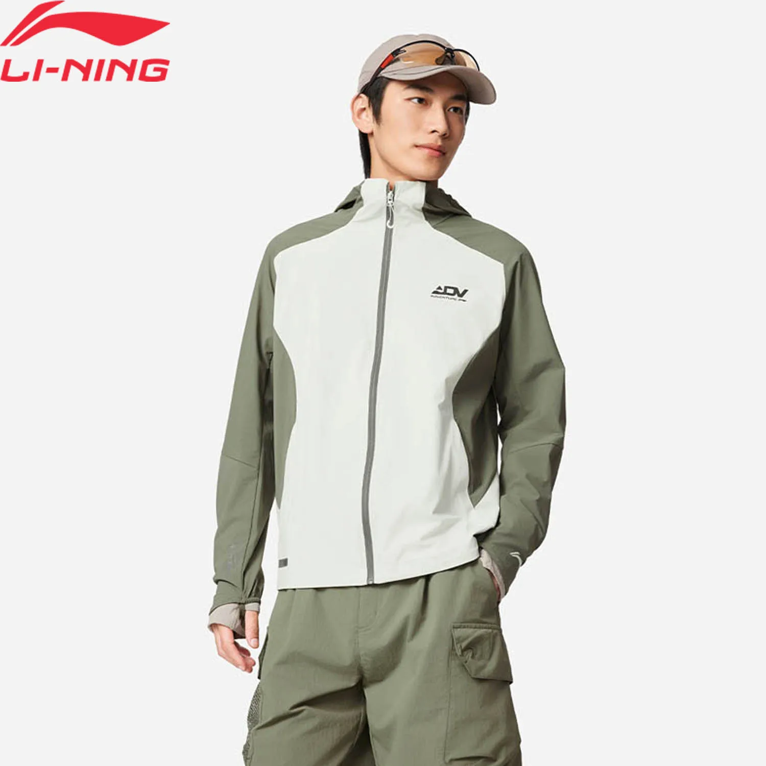 Li-Ning Men's Running Windbreakers LN WIND PROOF 94%Polyamide 6%Elastane Reguler Fit LiNing Professional Sports Jackets AFYV001