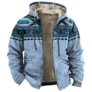 Parkas chauds à manches longues pour hommes et femmes, vêtements optiques, veste imprimée, nickel é de couleur claire, hiver