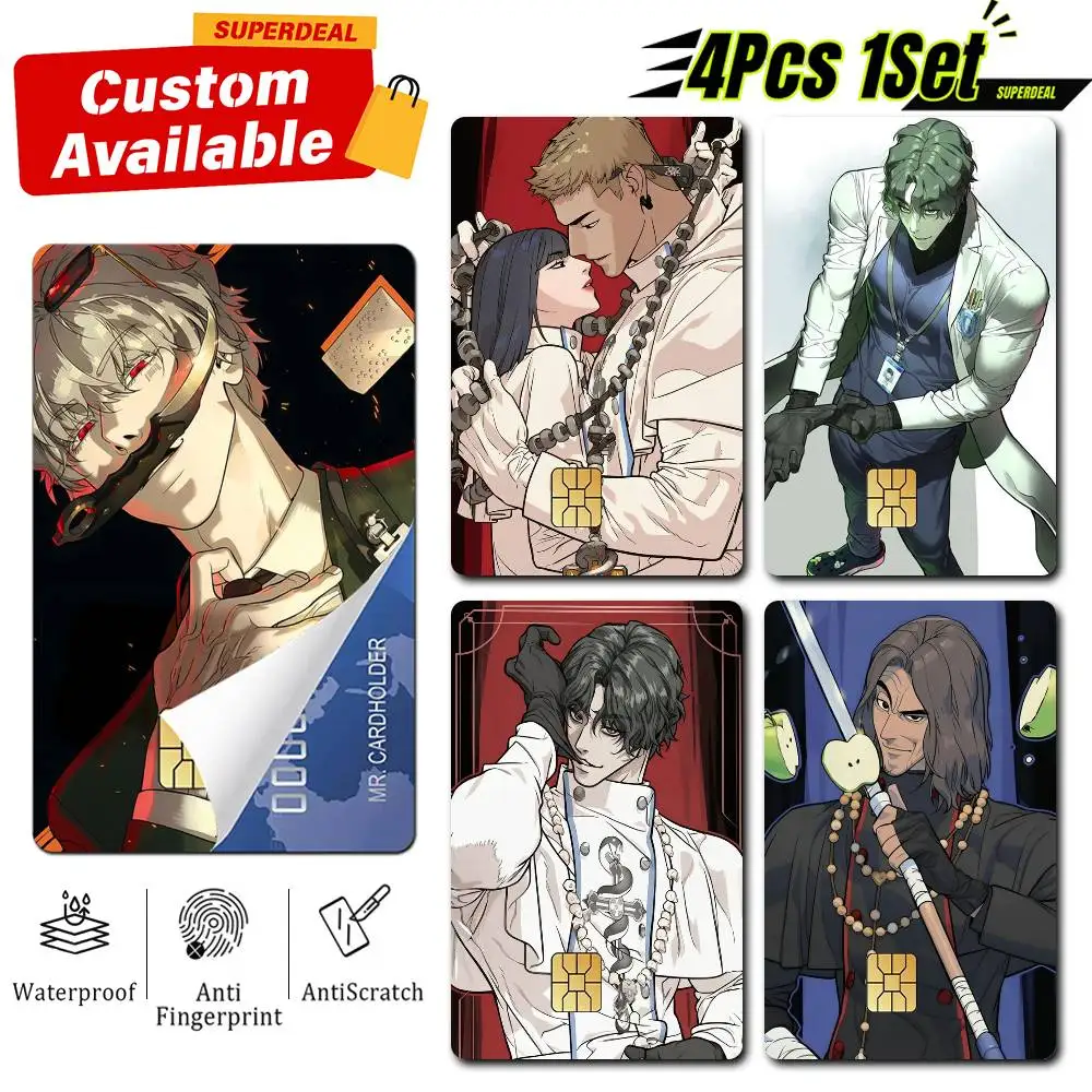 Killer-Peter Elder Assassin  Card Stickers for Bank Access Protective Waterproof Film Cover Sticker Gift
