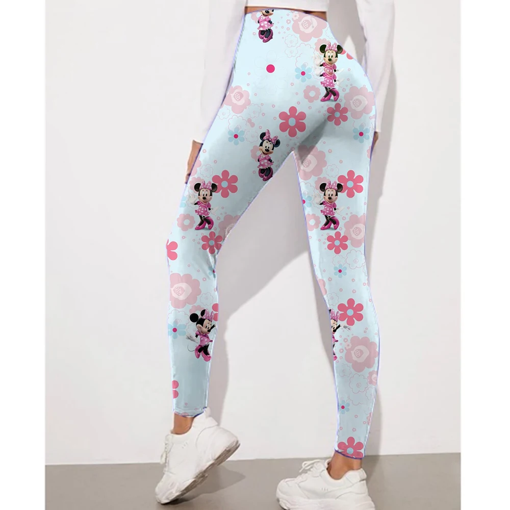 Hello Kitty print Sports Leggings Woman Low Impact Yoga Pants Tummy Control Squat Proof Gym Fitness Workout Scrunch Butt Tights