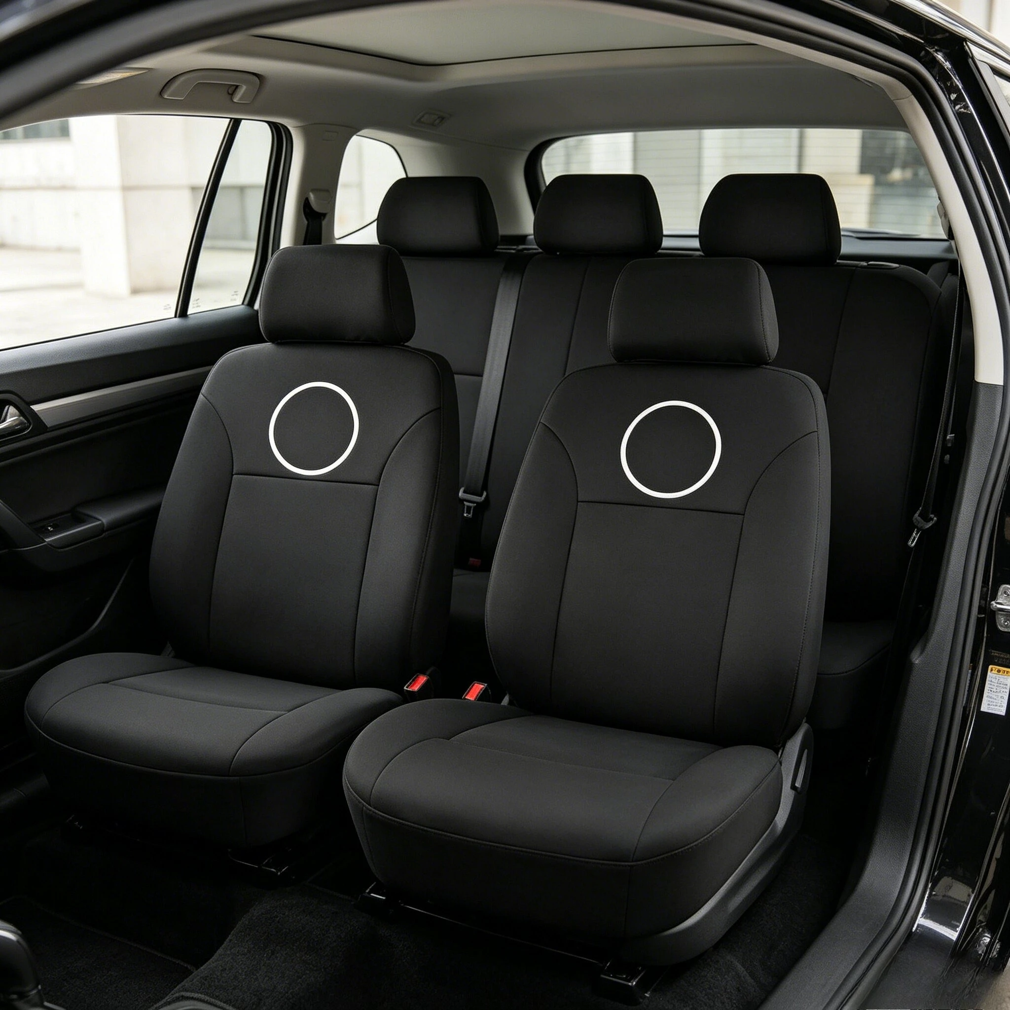 

Universal Breathable Car Seat Covers Custom Pattern Air Mesh Splicing Polyester Fabric Fit Most Car SUV Interior Accessories