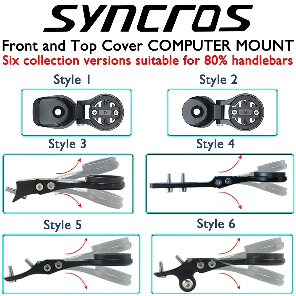 SYNCROS-Support d\'ordinateur en alliage pour guidon de vélo, pièces de vélo de route universelles, montage rapide intégré, CRESTON IC SL, ADDnausée