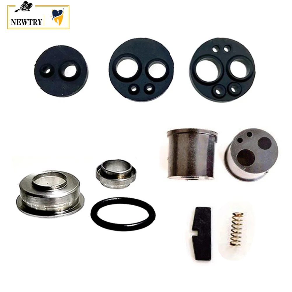 10/50Pcs NSK-PANA-MAX Bearing Cover Kits Dental Turbine Handpiece Tail Pad Seal Gasket KAVO WH Sirona Motor Impeller Spare Parts