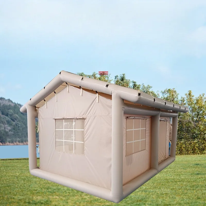 

Inflatable no-build outdoor air column hut camping rainproof exquisite camping tent