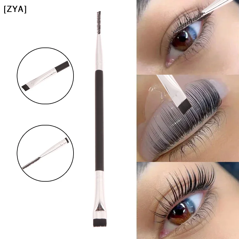 Double Headed Eyelash Perm Lif Brush Portable Lamination Eyelashes Separating Lash Lift Eyelash Extension Tool Detail Brush[ZYA]