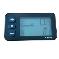 C300S LCD Display 36V 48V E-Bike Variable Speed Bike Electric Motorcycle Speedometer Mountain Bike Speed Control Panel