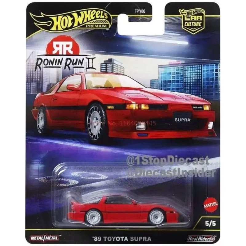 Originale 2025 Hot Wheels Modello di Auto RONIN RUN 2 Serie 1/64 Nissan Honda Civic Mazda Rx3 Collezione Modello In Lega Ornamento Regali