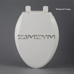 Toilet Seat Cover Universal For Household Thickened Toilet Cover V-shaped Toilet Board Slow-Close Toilet Seats Toilet Accessory