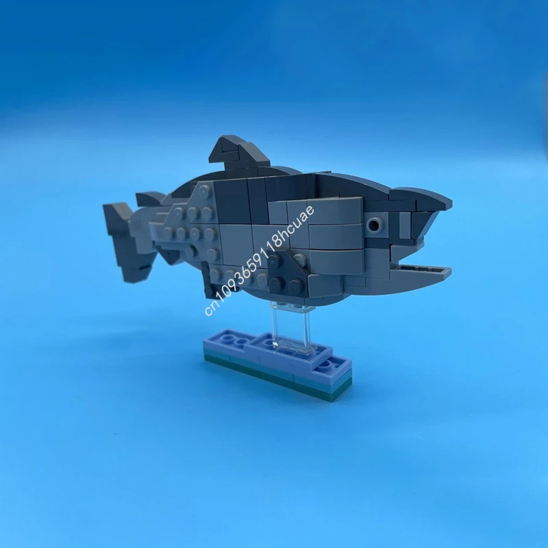 

133 шт. MOC King Salmon Fish Model Creator Строительные блоки ремесленные игрушки Модульная креативная архитектура Рождественские подарки