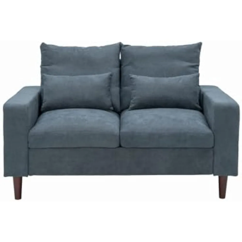 

2 Seater Sofa 2 Seat Loveseat Compact Loveseat Couch Living Room Furniture with Armrest