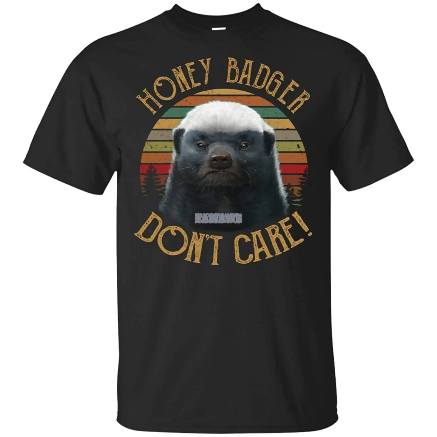 man brand t shirt Mens summer t-shirt Honey Badger Don't Care Vintage TShirt cotton tshirt men tee shirt euro size teeshirts