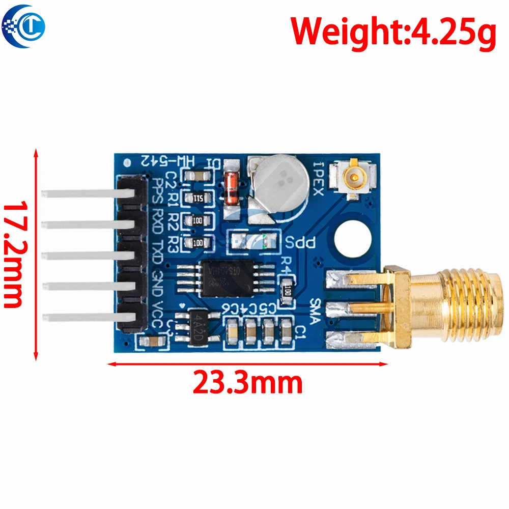 Moduł GPS Neo-6m Neo-7m dwustronny, mini, moduł satelitarny Neo-m8n, mikrokontroler, płytka rozwojowa SCM MCU dla Arduino — zdjęcie produktu 5