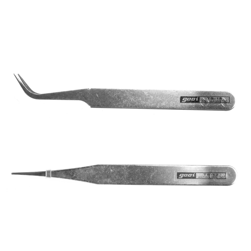 1 Pc Precisie Reparatie Montage Tool Elektronische Rvs Tweezer