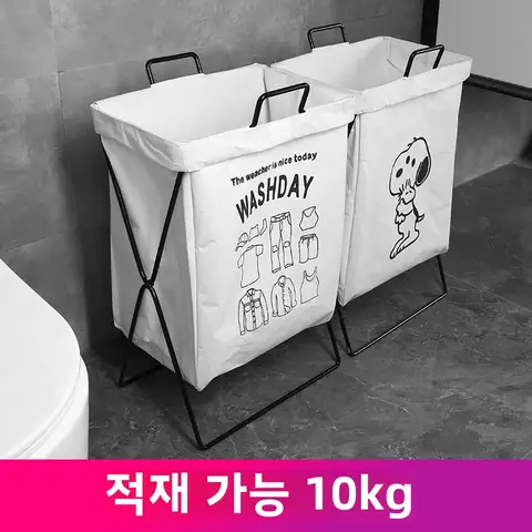 방수 대형 일본식 패브릭 세탁 바구니 뚜껑이있는 더러운 옷 보관 바구니 가정용 접이식 더러운 옷 바구니