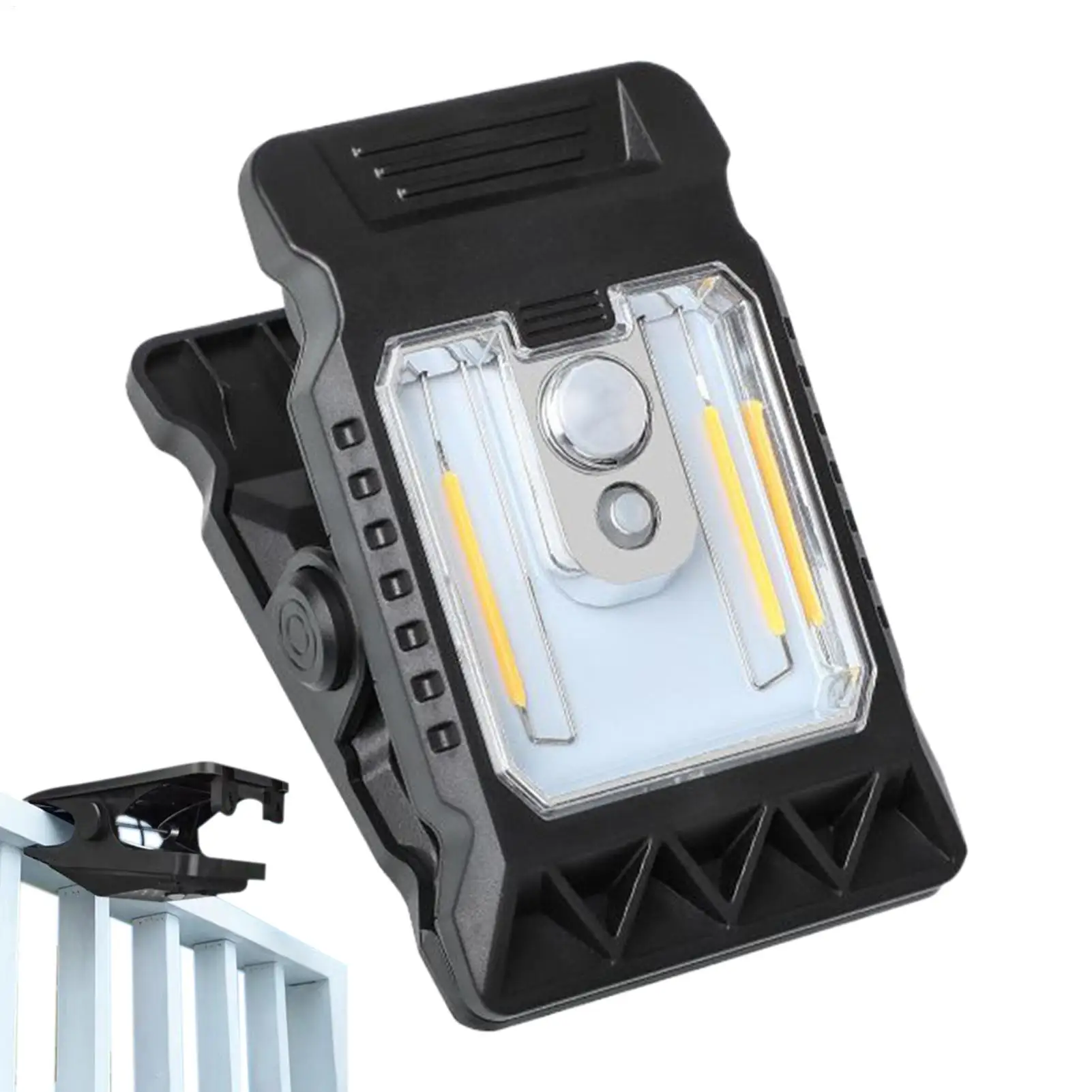 الطاقة الشمسية LED ضوء الشارع في الهواء الطلق كليب على استشعار الحركة ضوء مقاوم للماء التخييم ضوء للسياج سطح السفينة جدار التخييم خيمة الفناء #5